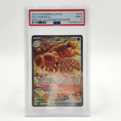 PSA9 MINT - Dachsbun ex 169/142 Pokemon Stellar Crown - Image 1