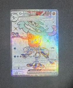 Pokemon TCG Twilight Masquerade Greninja EX 198/167 Ultra Rare - Image 1