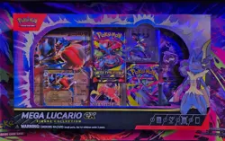 Pokemon TCG Mega Lucario ex Premium Figure Collection Box Factory Sealed - Image 1