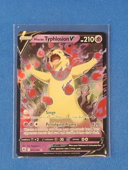 Hisuian Typhlosion V 053/189 Astral Radiance Ultra Rare Holo Pokemon TCG NM/M - Image 1
