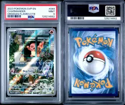 2023 POKEMON SVP EN-SV BLACK STAR PROMO #044 CHARMANDER PSA 9 - Image 3