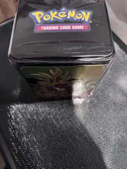 Pokemon TCG: Stacking Tin (Q1 2025) - 3 Packs & Stickers - Image 1