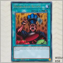 Hamburger Recipe - WISU-EN042 - Rare 1st Edition Yugioh - Image 1