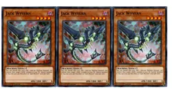 Yugioh- 3X Jack Wyvern - Common - 1st Edition - COTD-EN013 - Near Mint - Image 1