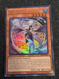 Yugioh! TCG - Dracotail Faimena - Ultra Rare - Justice Hunters - JUSH-EN002 - Image 1