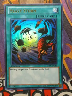 Heavy Storm - LCJW-EN284 - Ultra Rare - 1st Edition - EX - Yugioh - GOAT Format - Image 1