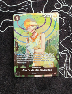 Miss. Valentine OP14 R The Azure Sea's Seven One Piece Dash Pack Promo Foil - Image 1