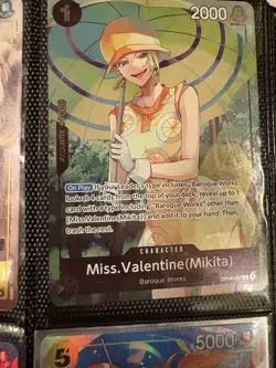 Miss. Valentine OP14 R The Azure Sea's Seven One Piece Dash Pack Promo Foil - Image 1