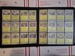 Obsidian Flames Complete MASTER Set w/ Reverse Holo w/ Good Binder - ~416+ Cards - Image 3