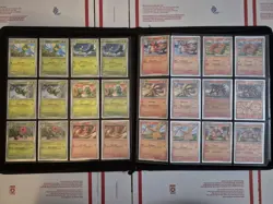 Obsidian Flames Complete MASTER Set w/ Reverse Holo w/ Good Binder - ~416+ Cards - Image 4