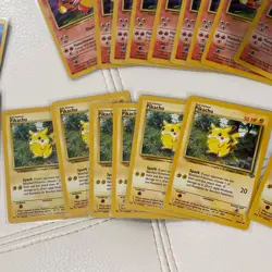 Vintage (49) Pokemon Card Lot 1999 Base Set, Jungle - NRMT+ Pokemon (19) Pikachu - Image 5