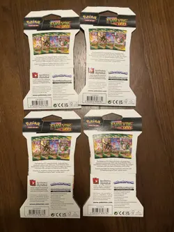 Pokemon Evolving Skies Sleeved Booster Pack Full Art Set New With 4 Vmax cards - Image 3