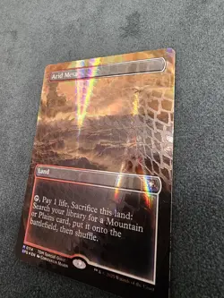 Arid Mesa (Borderless) (Dragonscale Foil) NM Foil Special Guests MTG - Image 5