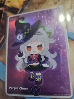 Hololive OFFICIAL CARD GAME Purple Cheer (SY) hY05-002 - Quintet Spectrum - Image 1