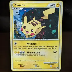 Pikachu HGSS03 LP/NM Black Star Promo Cosmos Holo Pokemon Card 03 3 happy forest - Image 1