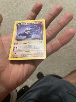 Pokemon Dark Machamp Holo Rare TCG Vintage Card 10/82 LP Condition - Image 5