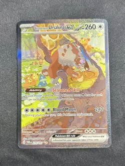 Bloodmoon Ursaluna ex 216/167 Twilight Masquerade Holo Pokemon Card Near Mint - Image 1