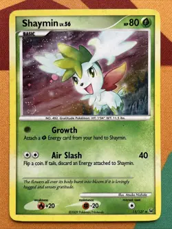 Pokemon Card - Shaymin - Holo Rare (15/127) Platinum Base Set *LP* - Image 1