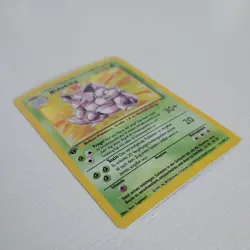 1st Edition Nidoking 11/102 - MINT - Holo Rare - Base Set Pokemon Card - GERMAN - Image 3