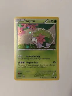 SHAYMIN XY188 HOLO PROMO BLACK STAR POKEMON CARD - NEAR MINT/LP! - Image 2