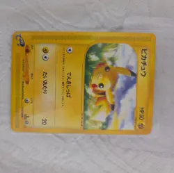 Pikachu 016/128 E-Series 1st Edition Japanese Pokemon Card - Image 1