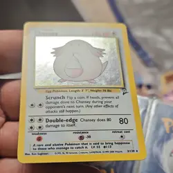 Pokemon Base Set 2 Chansey Holo Rare Card 3/130 English 2000 120 HP - Image 4