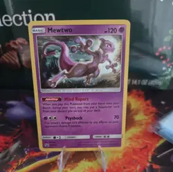 Mewtwo - SM214 - Pokemon Sun & Moon Promo Holo Rare Card NM - Image 1