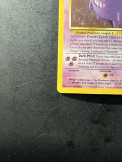 Pokemon TCG Gengar Fossil Holo Rare Unlimited Card 5/62 - Image 4