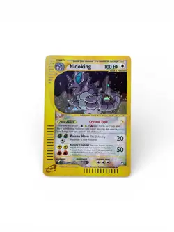 Pokemon TCG Nidoking Crystal 150/147 Aquapolis Holo Card Secret Ultra Rare - MP - Image 1