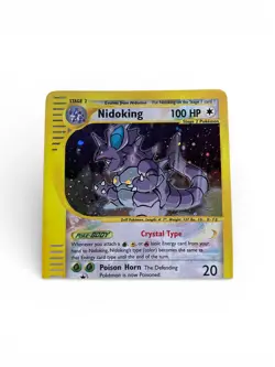 Pokemon TCG Nidoking Crystal 150/147 Aquapolis Holo Card Secret Ultra Rare - MP - Image 2