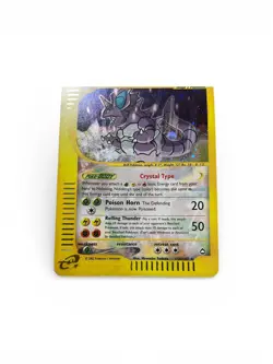 Pokemon TCG Nidoking Crystal 150/147 Aquapolis Holo Card Secret Ultra Rare - MP - Image 3