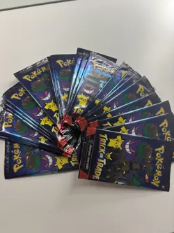 POKEMON TRICK OR TRADE 2024 Single Packs 3 Cards - 26 PACKS - NEW & SEALED - Image 1
