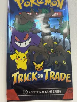 POKEMON TRICK OR TRADE 2024 Single Packs 3 Cards - 26 PACKS - NEW & SEALED - Image 3