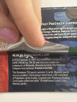 POKEMON TRICK OR TRADE 2024 Single Packs 3 Cards - 26 PACKS - NEW & SEALED - Image 5