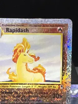 Pokemon Card Rapidash 60/110 Legendary Collection Set Reverse Holo Played - Image 2