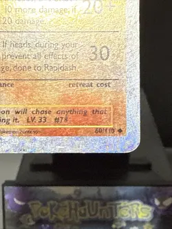 Pokemon Card Rapidash 60/110 Legendary Collection Set Reverse Holo Played - Image 4