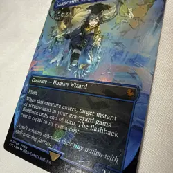 X1 foil borderless Snapcaster Mage from FIC #0469 - Image 2