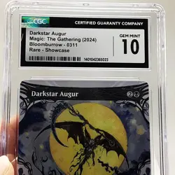 MTG - Bloomburrow - Darkstar Augur - Showcase - Graded CGC 10 - Image 3