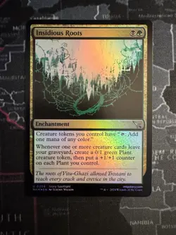 1x Insidious Roots, Foil, Magic the Gathering MTG NM - Image 1