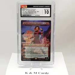 MTG - Secret Lair - Meiko, Explosive Entertainer - Foil - Graded - CGC 10 - Image 1
