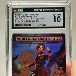 MTG - Secret Lair - Meiko, Explosive Entertainer - Foil - Graded - CGC 10 - Image 3