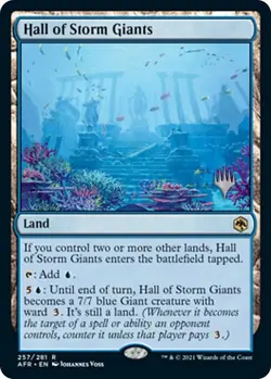 Hall of Storm Giants FOIL NM # Promo Pack: Adventures in the Forgotten RealmsMTG - Image 1