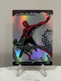 2025 MTG Marvel Spider-Man Heroic Intervention M 0034 FOIL BORDERLESS - Image 1