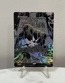 2025 MTG Marvel Spider-Man Reanimate M 0020 FOIL BORDERLESS - Image 1