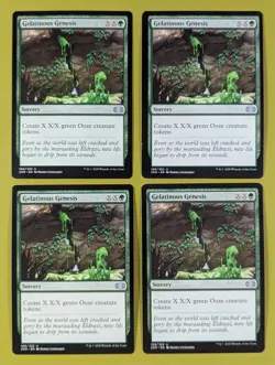 Gelatinous Genesis x4 Double Masters 4x Playset Magic the Gathering MTG - Image 1