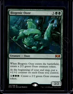 MTG Biogenic Ooze Magic: The Gathering Ravnica Allegiance Mythic #122 - Image 1