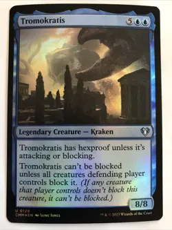 MTG Commander Masters Tromokratis Foil 0129 NM - Image 1