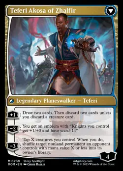 Invasion of New Phyrexia // Teferi Akosa of Zhalfir [March of the Machine] - Image 2