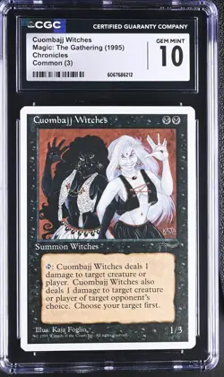 CUOMBAJJ WITCHES Chronicles CGC 10 Vintage MTG [Nostalgium] - Image 1