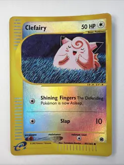 Clefairy 101/165 Reverse Holo LP Expedition Pokemon Rare Vintage - Image 1